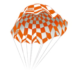 Estes Industries Model Rocket Parachute Orange/White