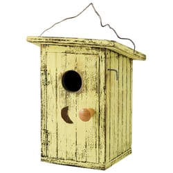 Songbird Essentials 7.28 in. H X 3.94 in. W X 4.92 in. L Wood Bird House