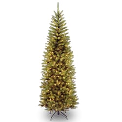 National Tree Company 8 ft. Pencil Incandescent 250 ct Kingswood Fir Christmas Tree