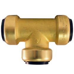 Apollo Tectite Push to Connect 1 in. PTC in to X 1 in. D PTC Brass Tee