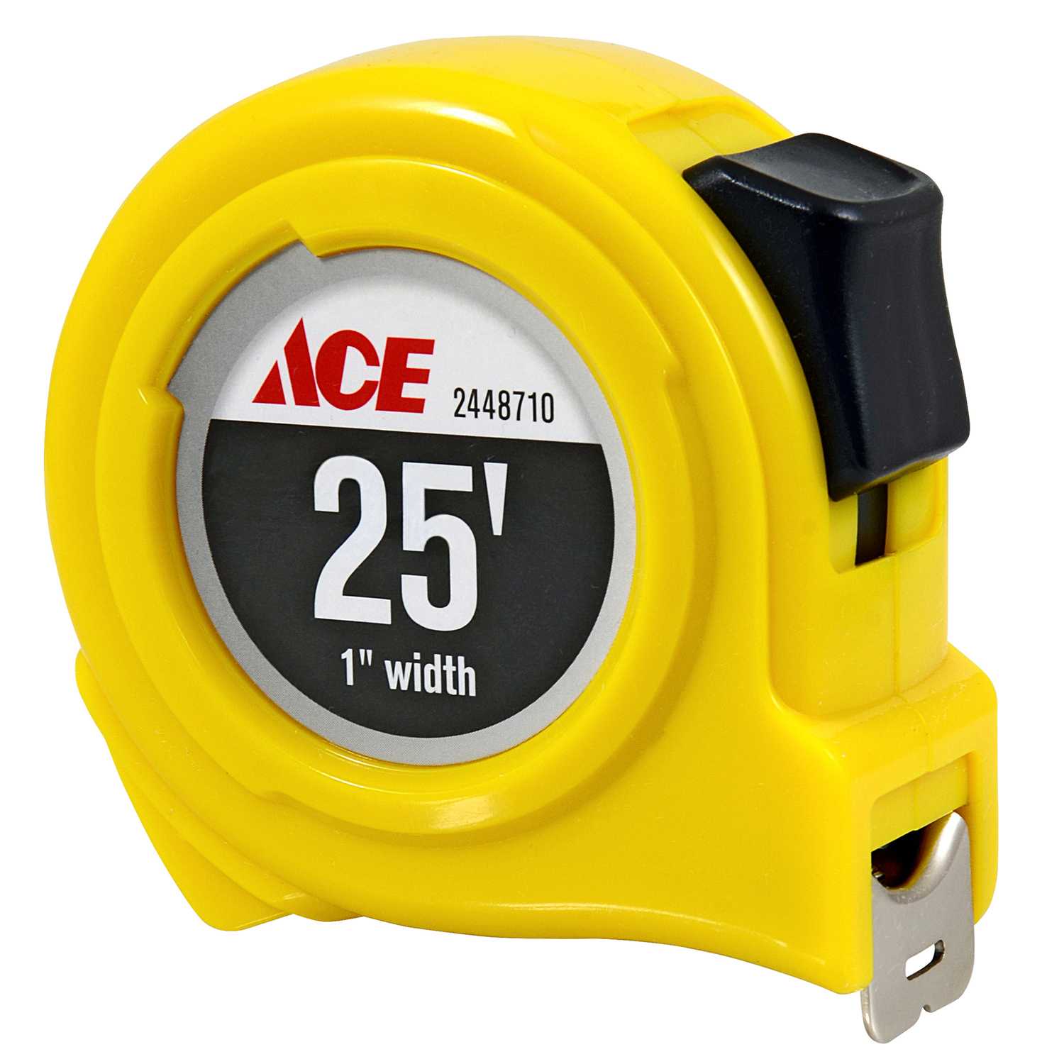 Ace 25 ft. L x 1 in. W High Visibility Tape Measure Yellow 1 pk Ace