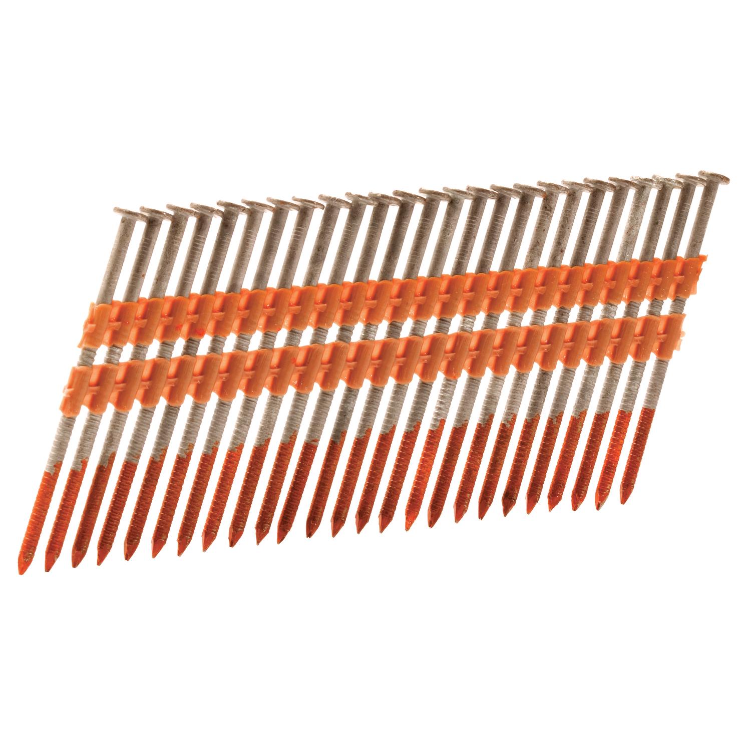 Metabo HPT 3 in. Plastic Strip Hot-Dip Galvanized Framing Nails 21 deg 1000 pk