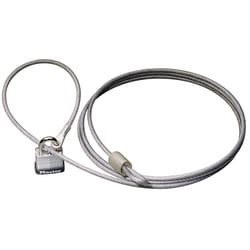 Master Lock 715DAT 3/16 in. W X 7 ft. L Laminated Steel Warded Locking Car Cover Cable And Lock