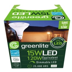 Greenlite PAR38 E26 (Medium) LED Floodlight Bulb Bright White 120 W 1 pk