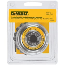 DeWalt 3 in. D X 5/8-11 in. Carbon Steel Cup Brush 14000 rpm 1 pc