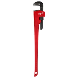 Milwaukee 6 in. Pipe Wrench Black/Red 1 pc
