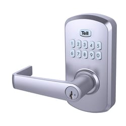 Tell Manufacturing Satin Chrome Steel Electronic Keypad Entry Lock