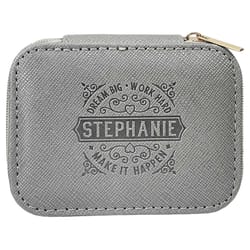 History & Heraldry Dream Big Work Hard Stephanie Make it Happen Travel Jewellery Box 1 pk