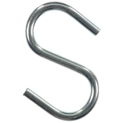 Ace Small Zinc-Plated Silver Steel 1.5 in. L S-Hook 20 lb 40 pk
