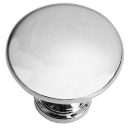 Laurey Round Cabinet Knob 1-3/8 in. D Polished Chrome 1 each