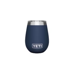 YETI Rambler 10 oz Navy BPA Free Wine Tumbler with MagSlider Lid