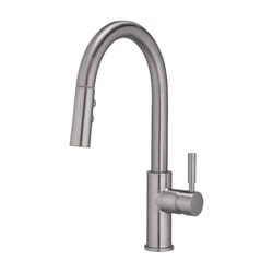 Oakbrook Collection Vela One Handle Brushed Nickel Pull-Down Kitchen Faucet