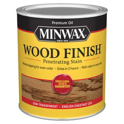 Minwax Wood Finish Semi-Transparent English Chestnut Oil-Based Penetrating Wood Stain 1 qt