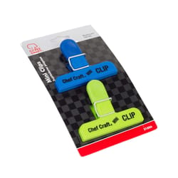 Chef Craft Blue/Green Plastic Bag Clip