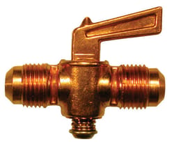 JMF Company Flare Brass Ground Plug Valve