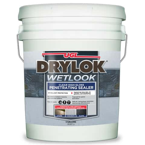 Drylok Clear Latex Concrete and Masonry Sealer 5 gal - Ace Hardware