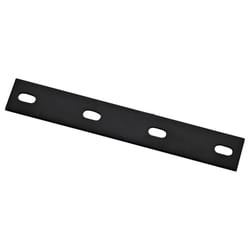 National Hardware 10 in. H X 1.5 in. W X 0.125 in. D Black Carbon Steel Flat Mending Plate