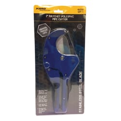 King Innovation Ratcheting Pipe Cutter Blue 1 pc