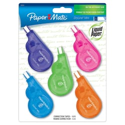 Paper Mate Liquid Paper White Correction Tape 5 pk