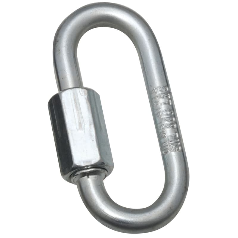 National Hardware Zinc-Plated Steel Quick Link 3300 lb. cap. National Hardware Zinc-Plated Steel Quick Link 3300 lb. cap.