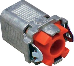 Sigma Engineered Solutions 3/8 in. D Die-Cast Zinc Double Snap Lock Connector For AC, MC and FMC/RWF