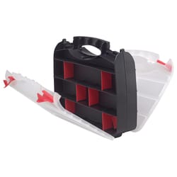 Ace 10.25 in. W X 3 in. H Storage Organizer Plastic 32 compartments Black