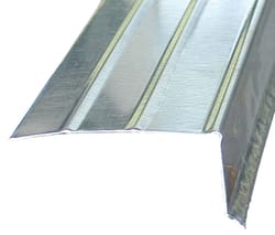 Amerimax 2 in. W x 10 ft. L Galvanized Steel Drip Edges Silver