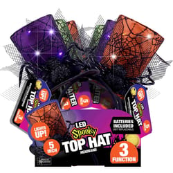 Magic Seasons LED Spooky Top Hat Headband 1 pk