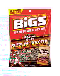 BIGS Sizzlin Bacon Sunflower Seeds 5.35 oz Pegged