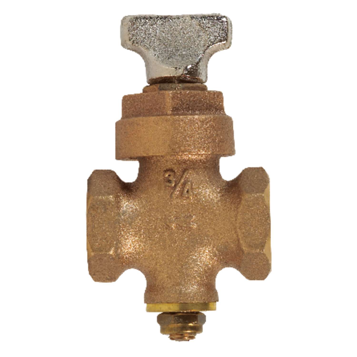 BK Products ProLine 3/4 in. FIP x 3/4 in. FIP Brass Ground Key Stop & Drain Valve Ace Hardware