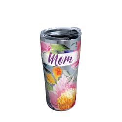 Tervis 20 oz Mom Large Blooms Multicolored BPA Free Tumbler with Lid