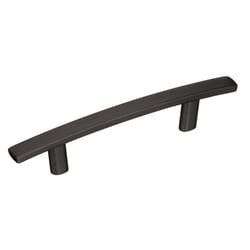 Amerock Cyprus Contemporary Bar Cabinet Pull 3 in. Black Bronze 10 pk