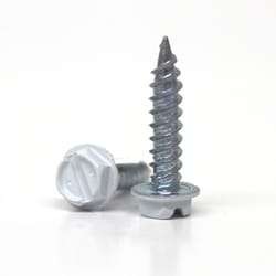 Malco No. 8 Sizes X 3/4 in. L Slotted Hex Washer Head Sheet Metal Screws 100 pk