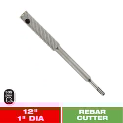 Diablo 1 in. X 12 in. L Carbide Rebar Cutter SDS-Plus Shank 1 pk