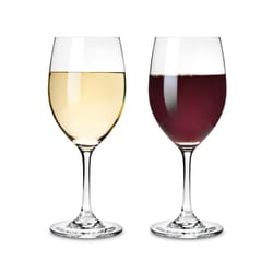 True 14 oz Clear Crystal Wine Glass Set