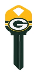 Hillman Green Bay Packers Painted Key House/Office Universal Key Blank Single