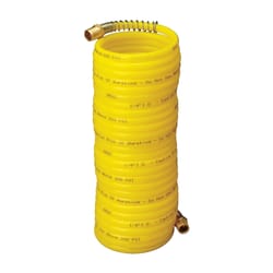 Amflo 25 ft. L X 1/4 in. D Nylon Recoil Air Hose 200 psi Yellow