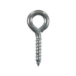 Ace 1/8 in. D X 1-3/16 in. L Zinc-Plated Steel Screw Eye 25 lb. cap. 8 pk