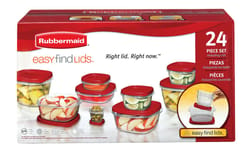 Rubbermaid EasyFind Lids Food Storage Set - 48 Pieces