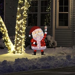 Candy Cane Lane Incandescent 2 ft. Santa Yard Decor