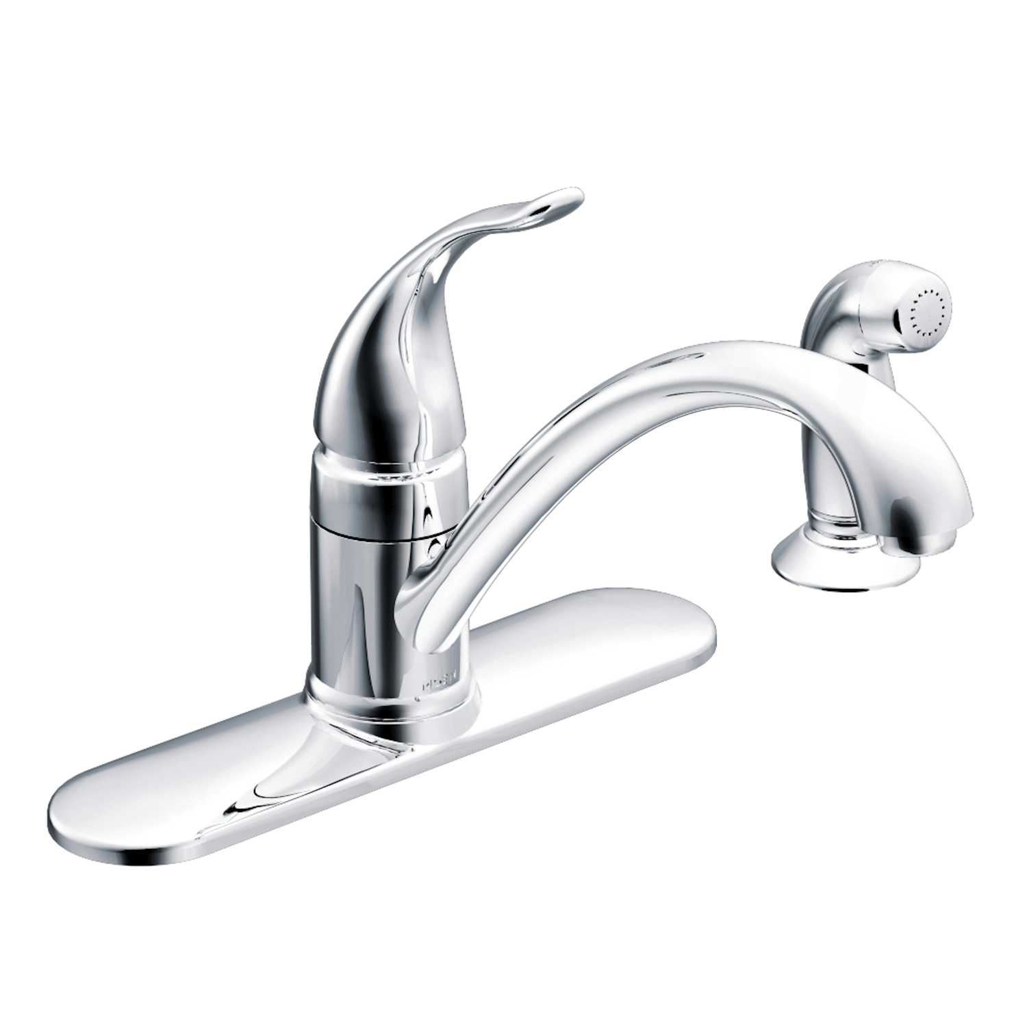 Moen Torrance One Handle Chrome Kitchen Faucet Side Sprayer