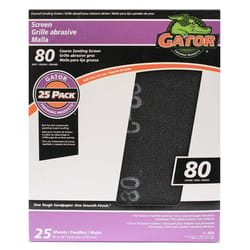 Gator 11 in. L X 9 in. W 80 Grit Silicon Carbide Drywall Sanding Screen 1 pk
