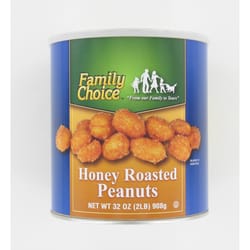 Family Choice Honey Roast Peanuts 32 oz Can