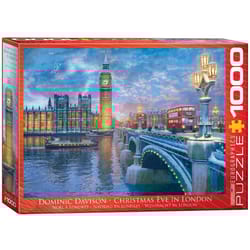Eurographics Christmas Eve in London Jigsaw Puzzles Multicolored 1000 pc