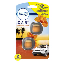 Febreze Hawaiian Aloha Scent Car Air Freshener 0.06 oz Liquid 2 pk