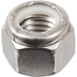 HILLMAN 1/2-13 in. Stainless Steel USS Nylon Lock Nut 25 pk