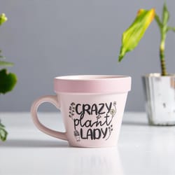 Scobie Boxer Gifts 14 fl. oz. Pink BPA Free Crazy Plant Lady Mug