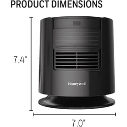 Honeywell QuietSet 7 in. H 3 speed Oscillating Table Fan