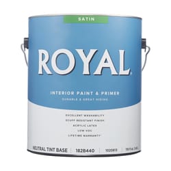 Royal Satin Tint Base Neutral Base Paint Interior 1 gal