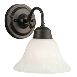 Design House Millbridge Oil Rubbed Bronze Bronze Incandescent Outdoor Wall Fixture